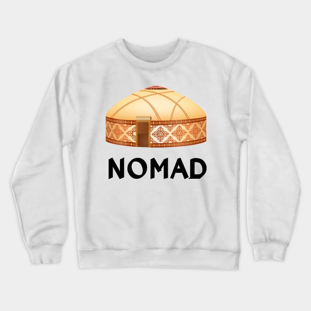 Nomad yurt Crewneck Sweatshirt by designbek